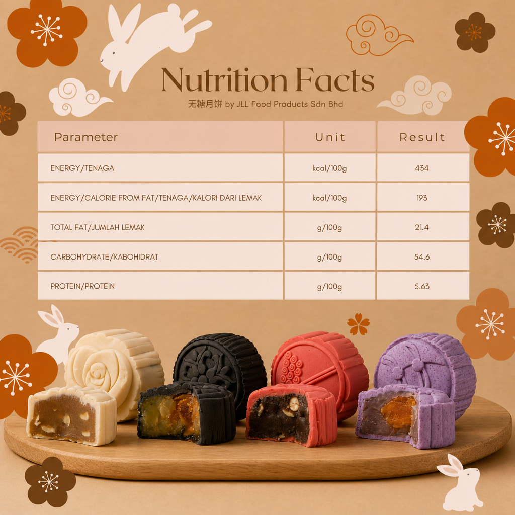 无糖月饼 2粒装 ｜Sugar-Free Mooncake 2pcs